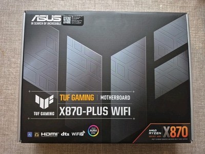 ASUS TUF GAMING X870-PLUS WIFI AMD X870 Sockel AM5 ATX Neu Kostenloser Versand 