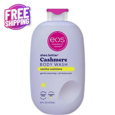 eos Shea Better Vanilla Cashmere Body Wash, Moisturizing pH Balanced Creamy Gel