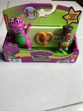 Fisher Price - Barney's World - David Barney - Figure Set - NEW