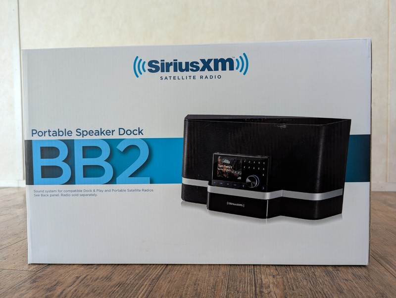 SiriusXM Portable Speaker Dock  BB2 NEW (Open Box)