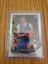 Topps 2025 Bowman Chrome Cooper Flagg Dallas Mavericks BRR-1 Red Rookie Shield