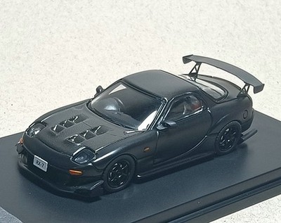 MAZDA RX-7 (FD3S) - Carbon Bonnet  - matte black - ModelCollect 1:64