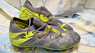 PUMA Future 7 Match FG Rush Firm Ground Soccer Cleats Size 6 Green 107844-01