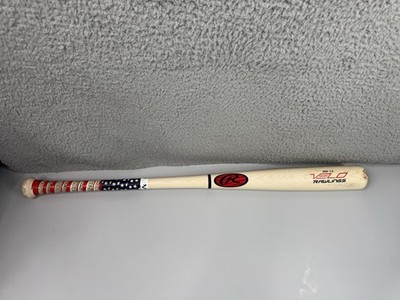 Rawlings Velo Baseball Bat - Ash - 27'' 19.5oz - Bone Rubbed Y62AV -7.5 Drop