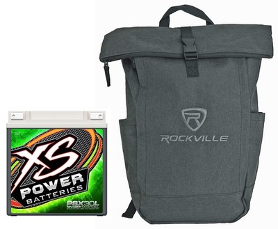 XS Power PSX30L 12V AGM Powersports Battery w/M6 Terminal Bolts Max 2000Amps+Bag