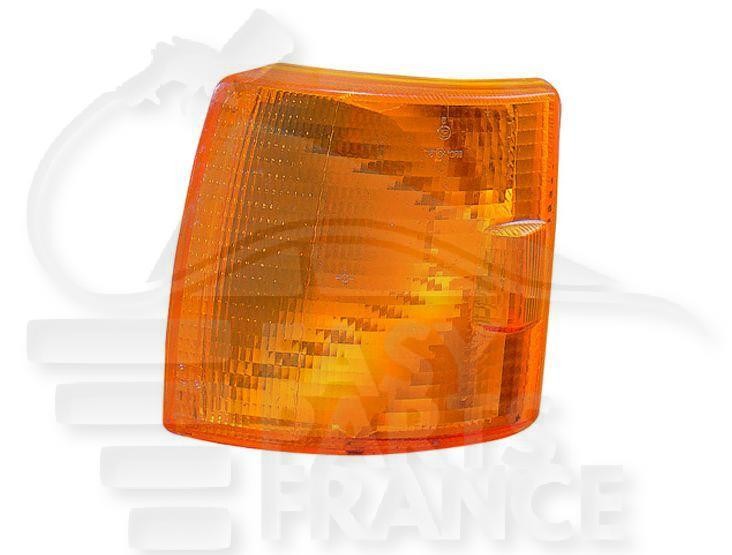 Feu avant-gauche orange anti-UV en plastique ambré pour VW Transporter T4
