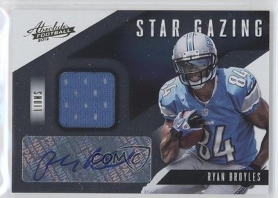 2012 Panini Absolute Signatures 17/49 Ryan Broyles #31 Rookie Auto RC 7p8