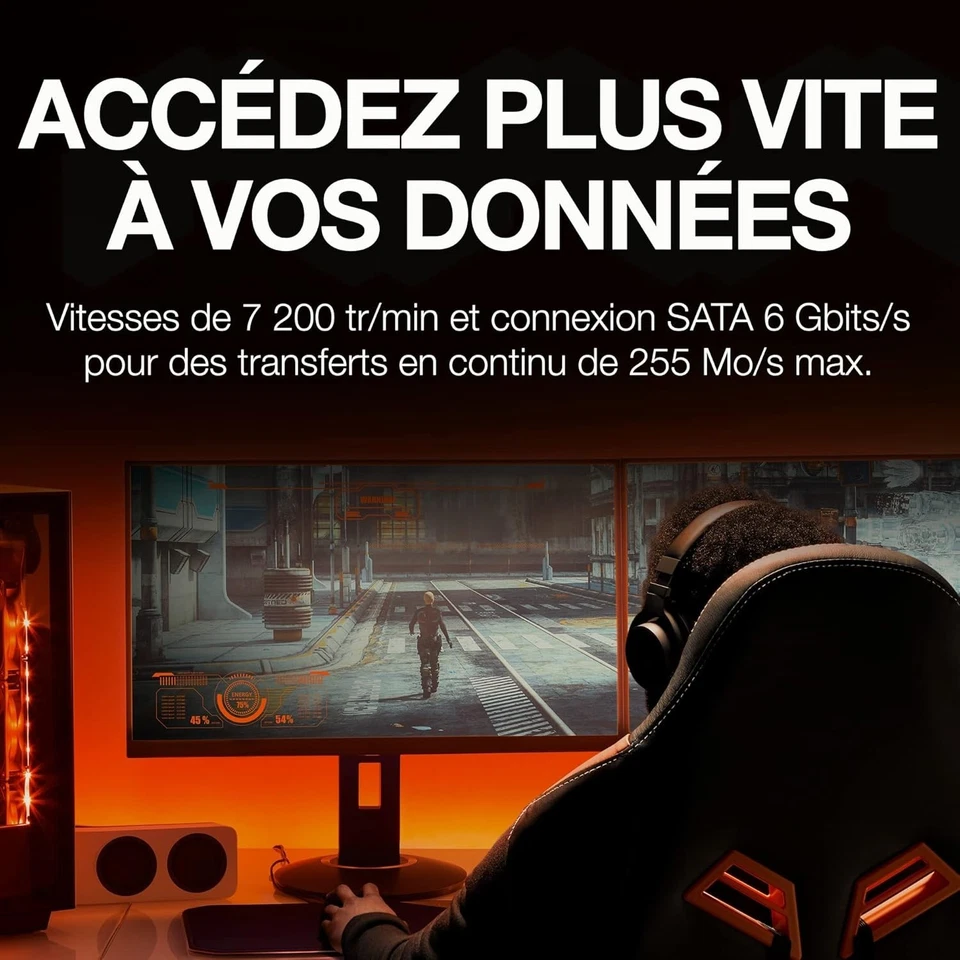 Seagate FireCuda HDD 8TB, Internal Hard Drive, CMR 3.5in SATA 6Gb/s 7200RPM, new - Immagine 4 di 4