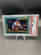 2024 Topps Chrome - Bobby Witt Jr #120 Aqua Wave Refractor #/199 PSA 10 - Royals