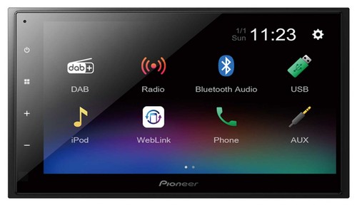 Pioneer USB Bluetooth DAB 2DIN MP3 Autoradio für Isuzu D-Max ab 2012 grau - Bild 2 von 6