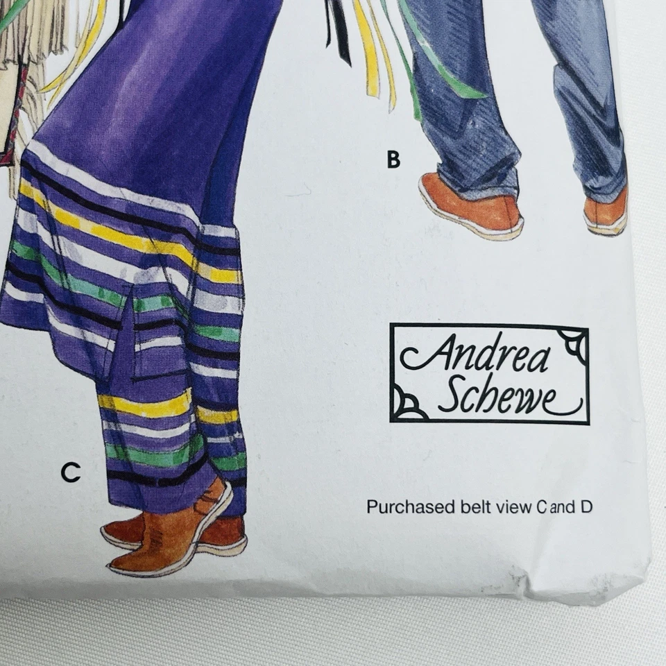 Simplicity 5446 Historic Costume Native American Dress Pants Top Andrea Schewe - Image 3 of 4