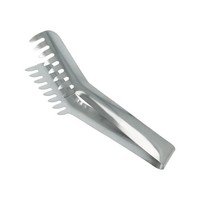 Spaghettizange Edelstahl 20Cm Servierzange Ergonomisch Silber Metaltex