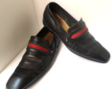 Gucci Shoes/Gucci Moca Pelle Goma Loafers/Color: Dark Blue 189995