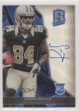 2013 Panini Spectra Rookie Blue Signatures 24/49 Kenny Stills #218 Auto fm0