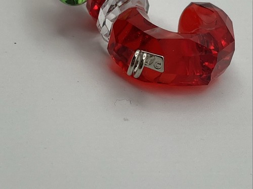 Swarovski Candy Canna Fiocco Verde Decorazione Natalizia Cristallo Ritirato - Foto 8 di 8