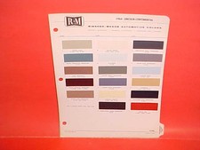1964 Lincoln Continental Convertible Sedan Ford Thunderbird Paint Chips Rm 1964 Lincoln Continental Convertible Sedan Ford Thunderbird Paint Chips Rm