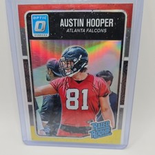 2016 Panini Donruss Optic Rated Rookie Austin Hooper Falcons #152 Football Card. rookie card picture