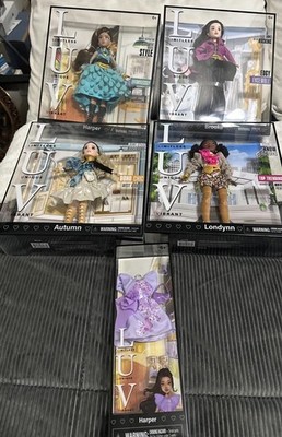LUV Premium Fashion Dolls Harper Londynn Autumn Brooke Full Set 