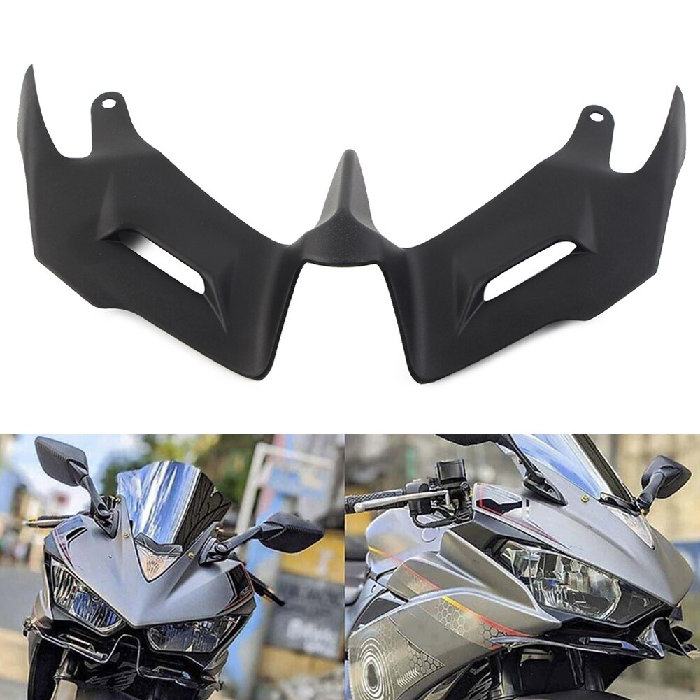 PSLER Winglet Carenatura Anteriore Per Yamaha YZF-R3/R25/V1 2015-2019 | Nero/Blu/Carbonio | Accessorio Aerodinamico