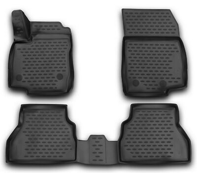 Gummifußmatten für Ford B-Max ab 2012- 3D Passform Hoher Rand Gummimatten Set