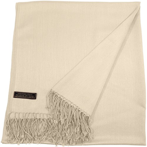 CJ Apparel Champagne Solid Color Shawl Seconds Scarf Stole Wrap Pashmina **NEW** - Picture 3 of 12