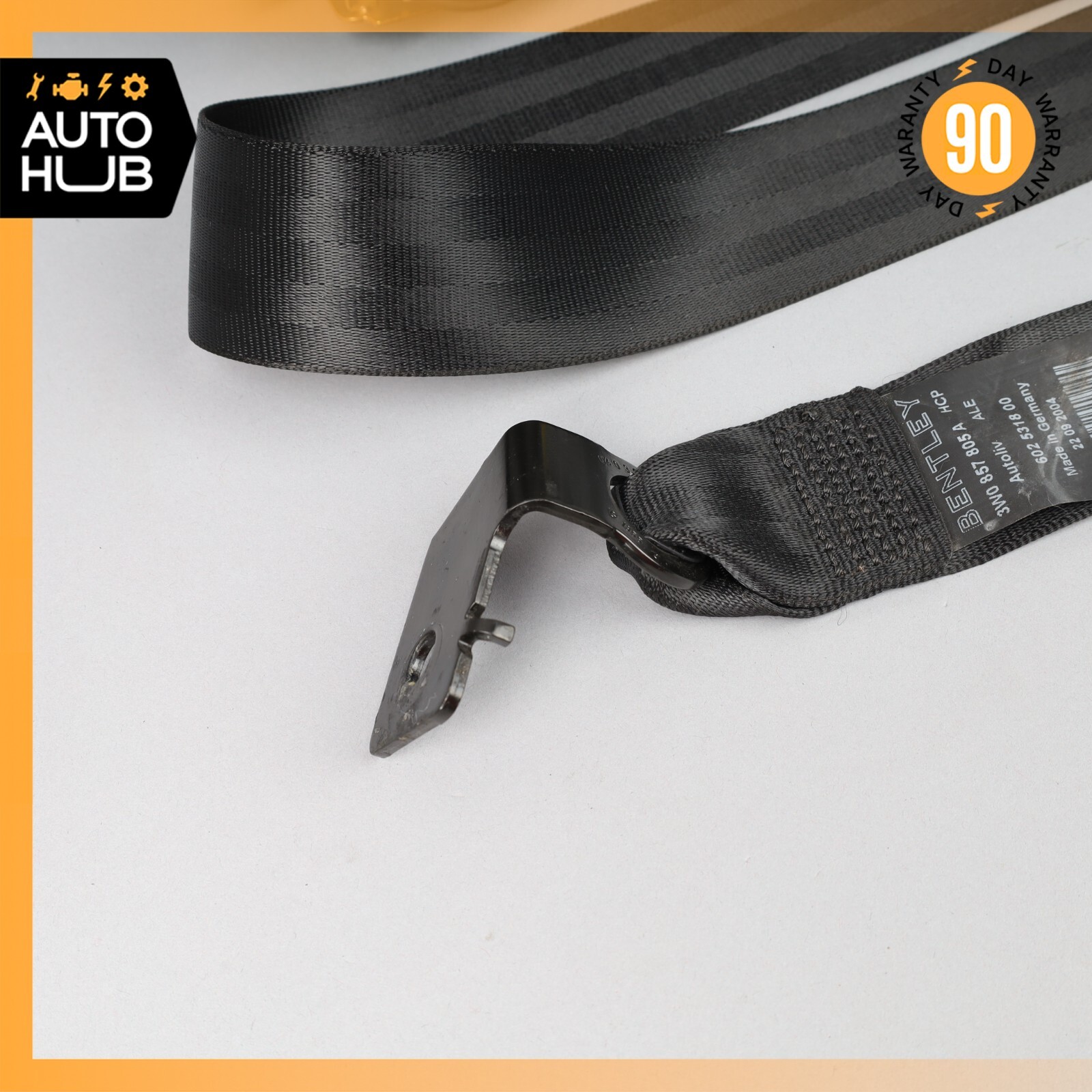 03-10 Bentley Continental GT Coupe Rear Left Driver Side Seat Belt OEM