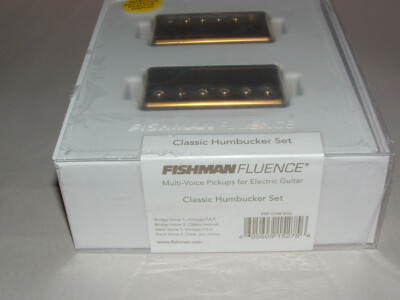 Fishman Fluence PRF-CHB-SG2 6 String Classic Humbucker Pickup Set (Gold) New