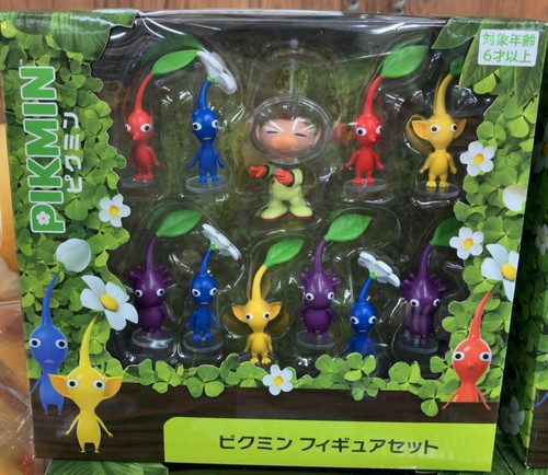 Pikmin Figure Set Red Yellow Blue Purple Pikmin Mascot Toy Nintendo New Japan