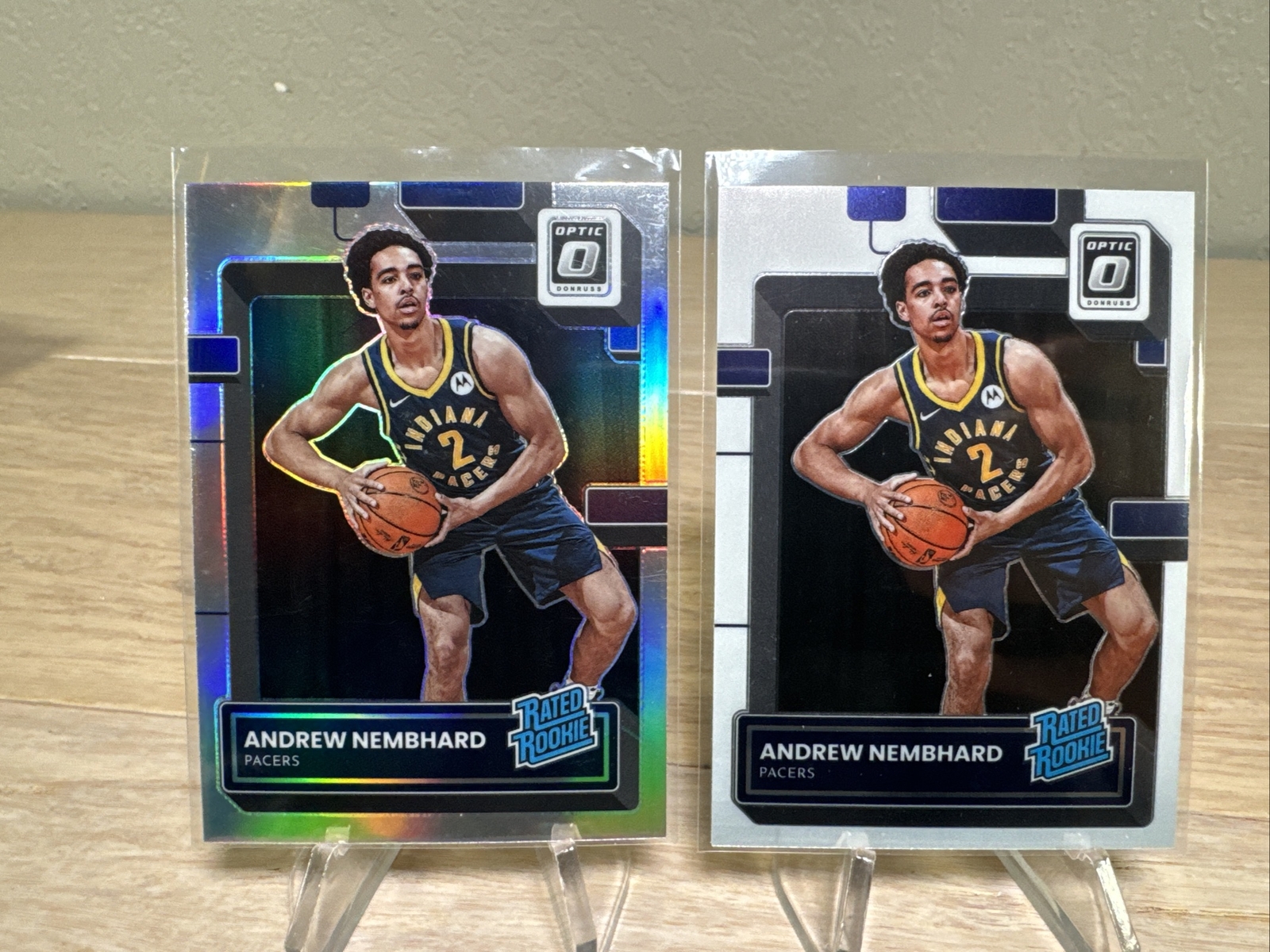 ANDREW NEMBHARD RC 2022-23 Donruss OPTIC SILVER/BASE PRIZM RATED ROOKIE #230