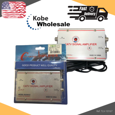 #ad 30dB HDTV Antenna Amplifier Signal Booster TV High Gain Channel Boost VHF UHF $12.69