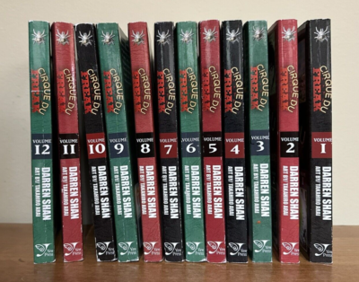 RARE Cirque Du Freak #1-12 Manga English COMPLETE Entire Set