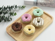Doughnut Crochet Toy - Donuts Amigurumi Stuffed Handmade Toy - Newborn Gift