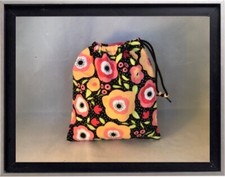 Gymnastics Leotard Grip Bags / Tangerine Flower Gymnasts Birthday Goody Bag