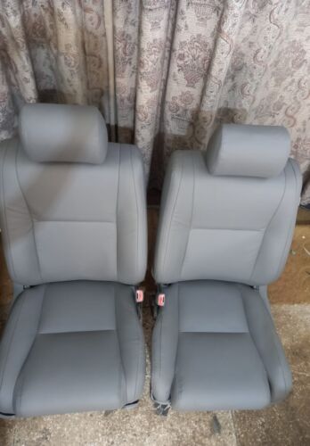 Fit for Toyota Tundra Synthetic Leather Seat Cover Gray (Year 2007 to 2013) - Picture 4 of 7