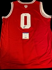 Xavier Johnson Indiana Hoosiers Basketball Star signed autograph Jersey PSA