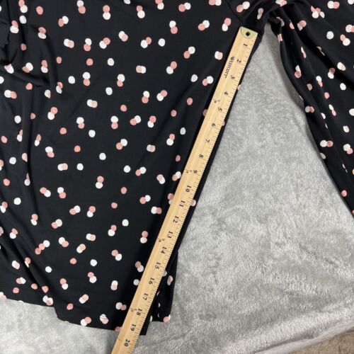 Jessica Howard Plus Size 3X Sleeveless Tie Wrap Long Jumpsuit Dress Polka Dot - Bild 10 von 10