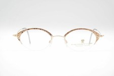 Vintage Neostyle City Smart 539 053 48 20 140 Gold Half-Frame Glasses NOS