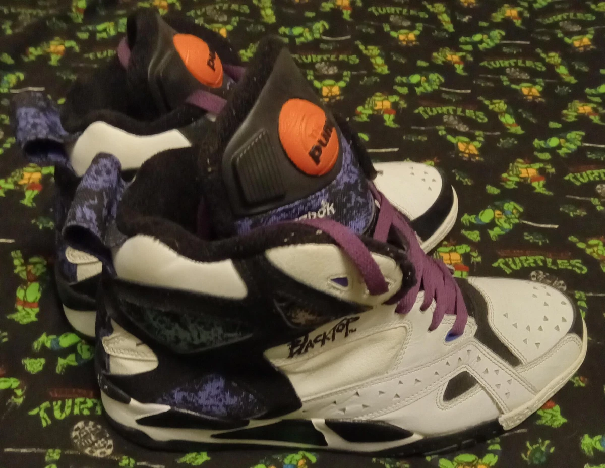 Reebok pump blacktop store shop online