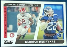 2021 Panini Score Football Collegiate Champions Insert #CC4 Derrick Henry Titans