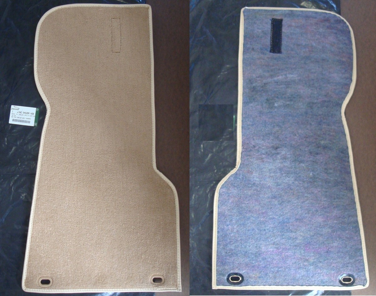 NEW GENUINE Jaguar XJS 93 RH front carpet champagne magnolia