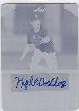 Kyle Cuellar 2015 Leaf Perfect Game Plate Autograph 1/1