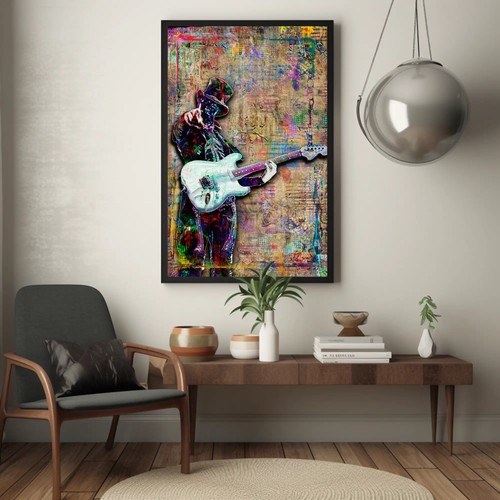 GHOST NAMELESS GHOUL Skeletá 18x24in Poster, GHOST LEAD Guitar Print Free Ship - Picture 7 of 8