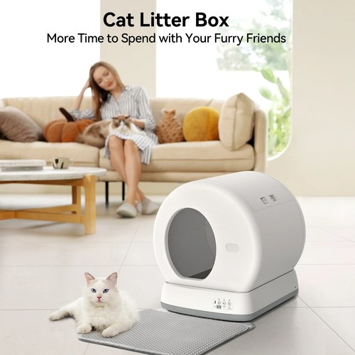 Smart Automatic Self-Cleaning Cat Litter Box APP Control Odor Removal Robot WiFi - 第 20/24 張圖片