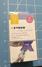 XYRON 1.5'' Wide Create-a-Sticker Adhesive Refill 20' Acid Free - New