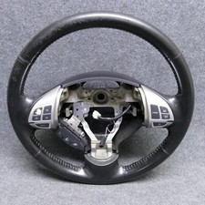 2011-2013 Outlander Sport Leather Steering Wheel w/ Switches X42 Black OEM 75732