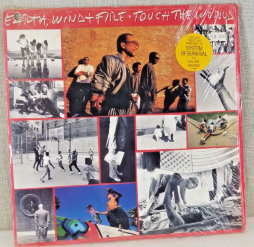 Earth, Wind and Fire TOUCH THE WORLD 1987 LP Columbia Kalimba 1st Pressing