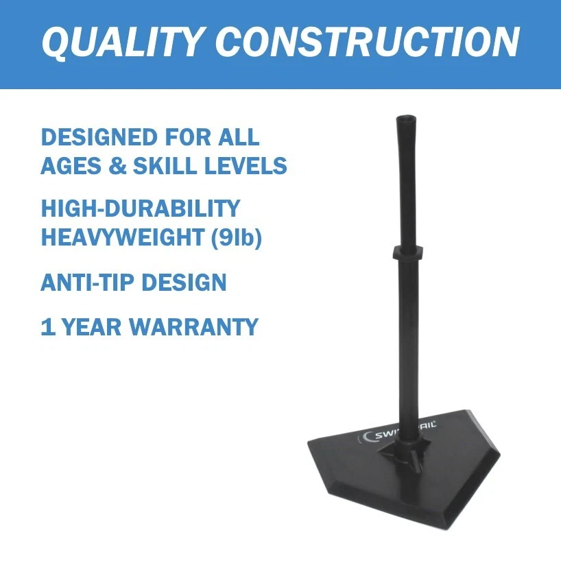 Batting Tee | Baseball & Softball Heavyweight Batting Tee by SWINGRAIL - Image 3 of 4