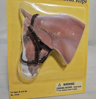 BREYER Horses 2456 Leather Halter with Lead Rope Traditional Model Horse NIP