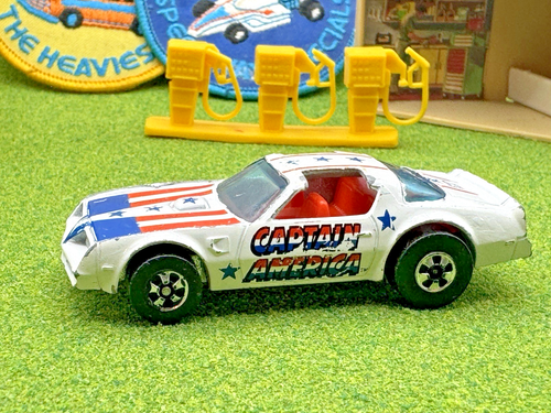 1979 Hot Wheels Captain America Hot Bird White Marvel The Heroes Firebird 1977 - Picture 2 of 15