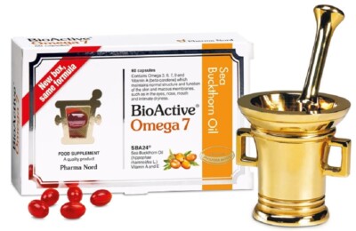 Pharma Nord Omega 7 SBA24 Sea Buckthorn Oil Capsules (60) BBE 08/2029